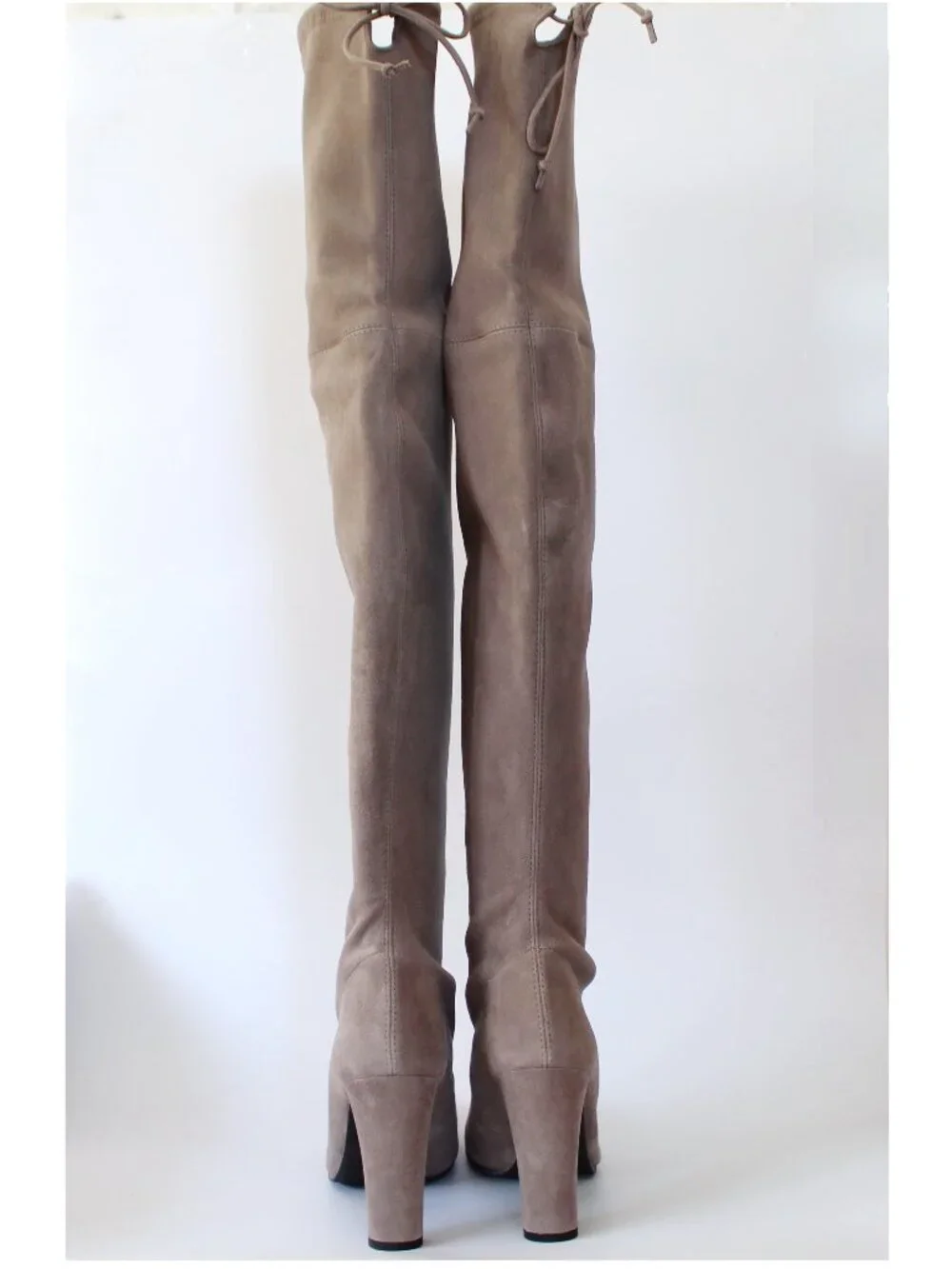 NEW Stuart Weitzman Highland Over-the-Knee Boots, EU 39.5 (US 9), Topo Suede